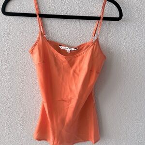 TRINA TURK Peach Mesh Dress Tank 🧡
